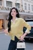 Áo cardigan cổ tròn thêu ngực - O61W26Q051