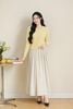 Áo cardigan cổ tròn thêu ngực - O61W26Q051