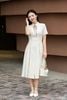 Đầm xòe cộc tay trang trí nơ cổ - O63L26H010