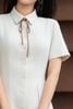 Đầm xòe cộc tay trang trí nơ cổ - O63L26H010