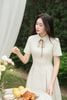 Đầm xòe cộc tay trang trí nơ cổ - O63L26H010