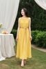 Đầm maxi nhún cổ sát nách - O63M26H025 ( KHÔNG KÈM ĐAI )