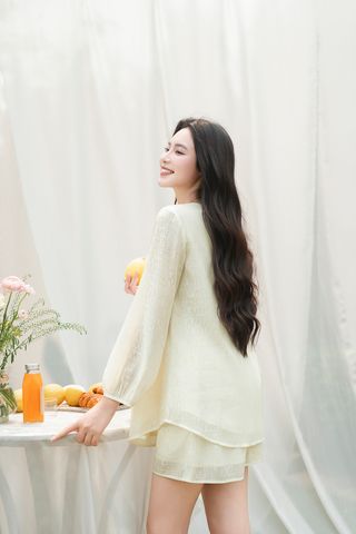 Quần short cạp chun 2 lớp - O64S26H004