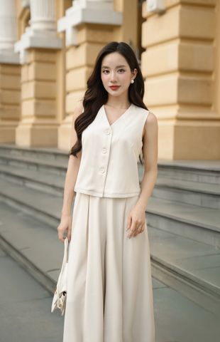 Quần ống rộng ly súp - O64W25H006