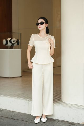 Quần ống rộng 2 túi dọc - O64W26Q003
