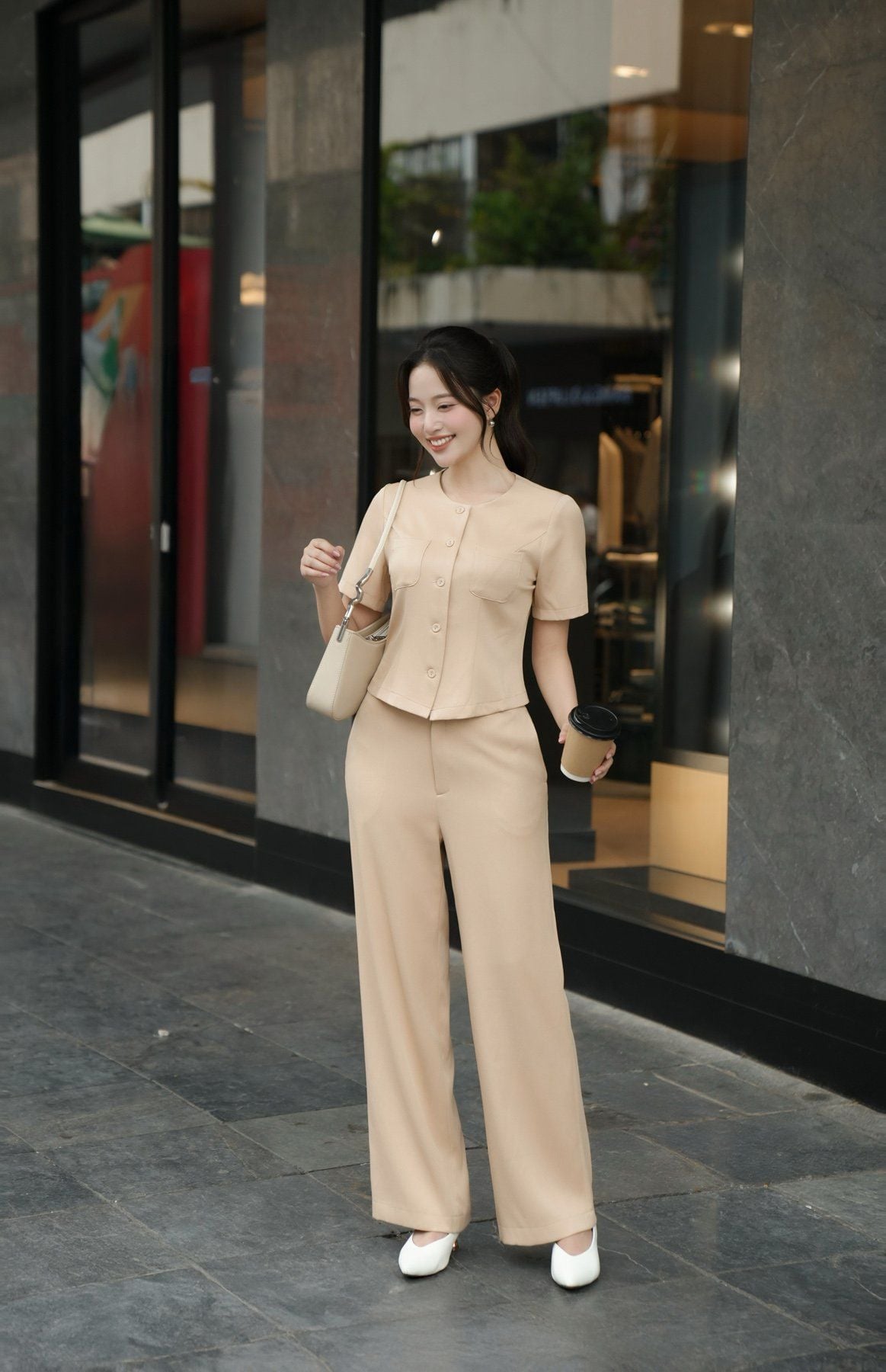 Áo đờ mi túi ốp - O65D25Q008