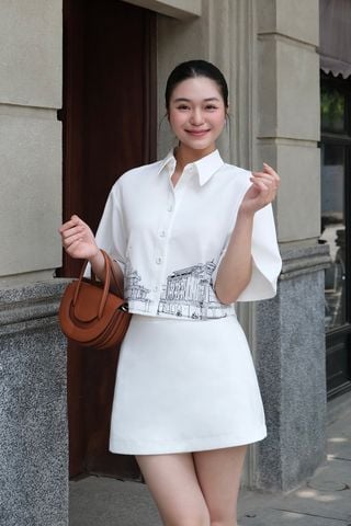 Quần short váy  - O64S26H003