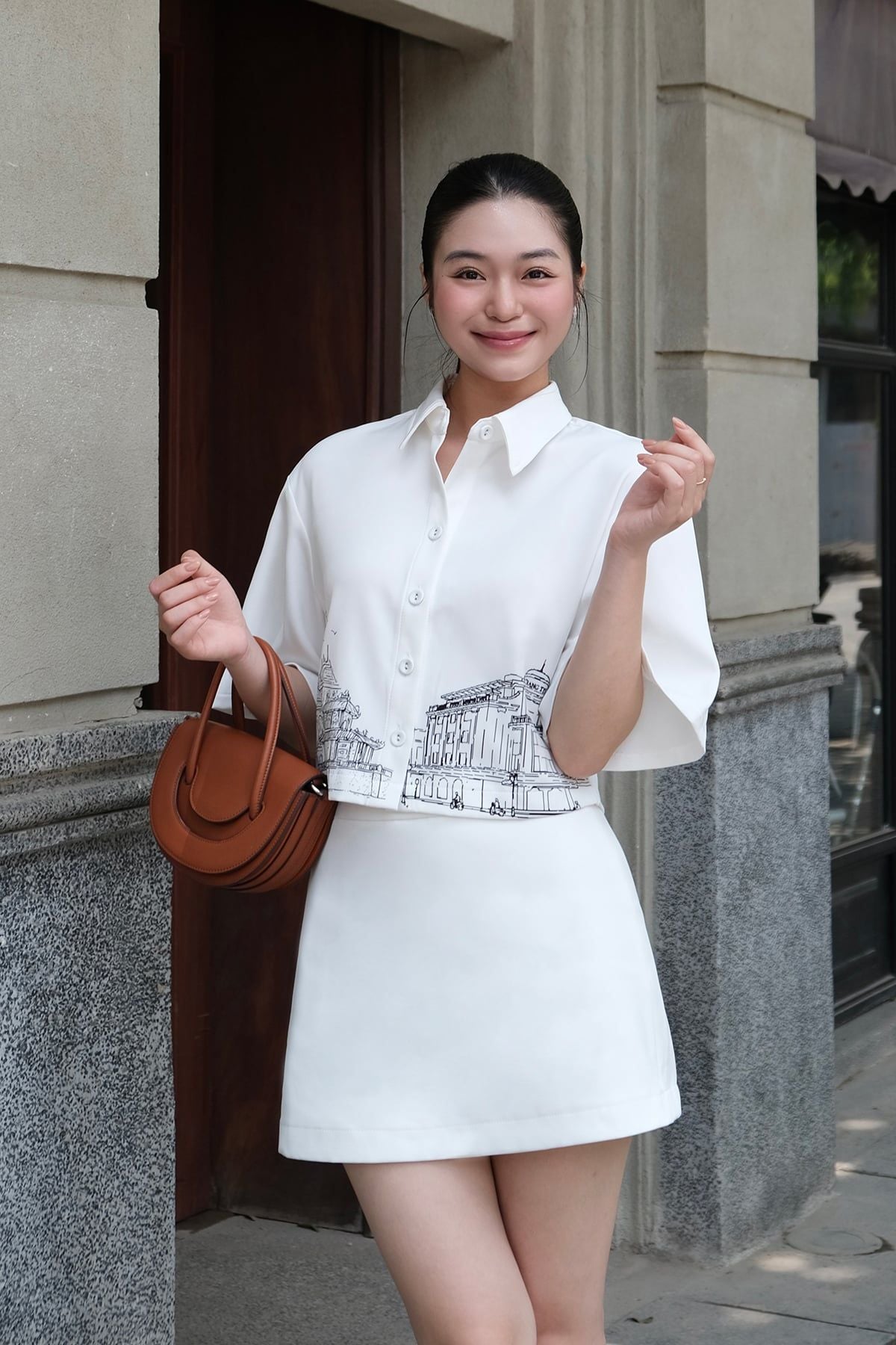Quần short váy  - O64S26H003