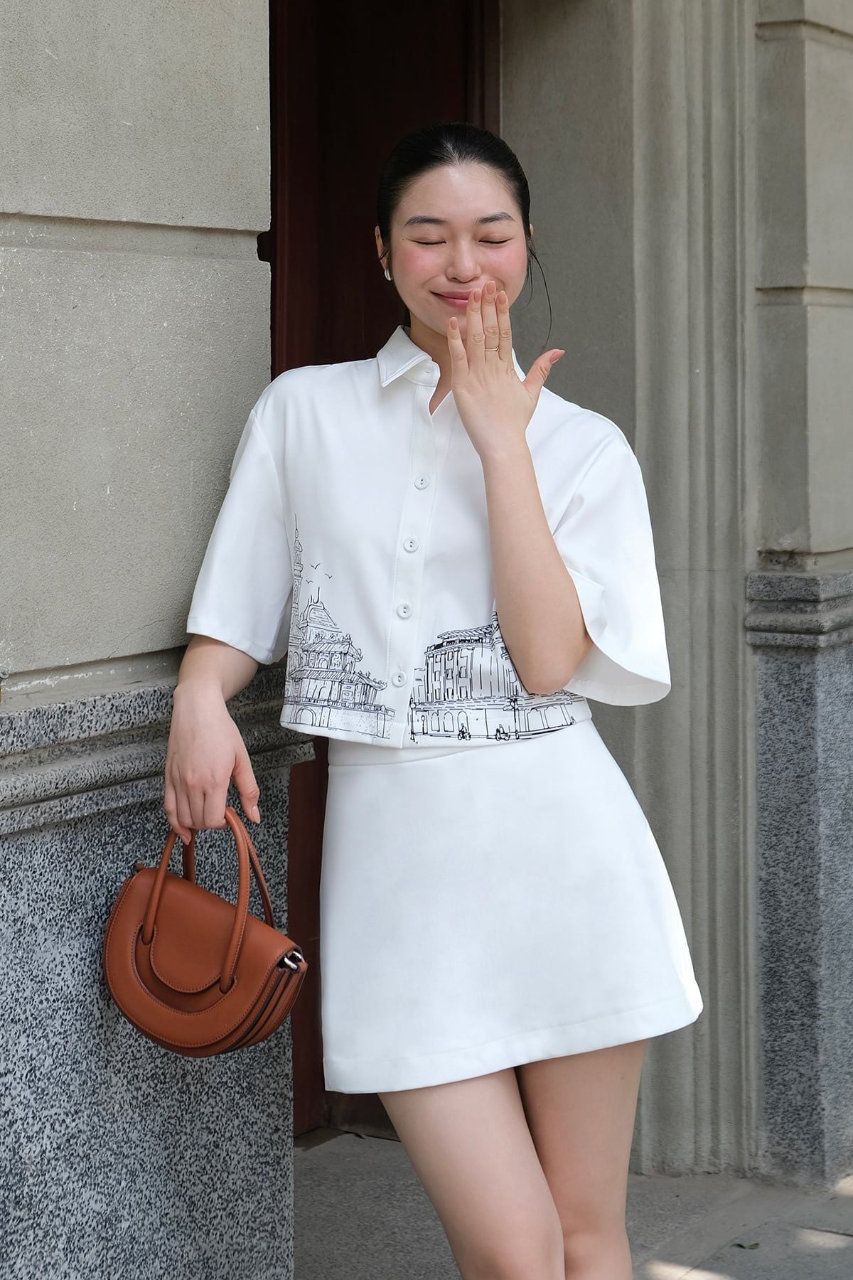 Quần short váy  - O64S26H003