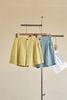 Áo sơ mi dáng rộng cổ đức tay lửng ghép quần short cạp chun sườn - O66C26H003