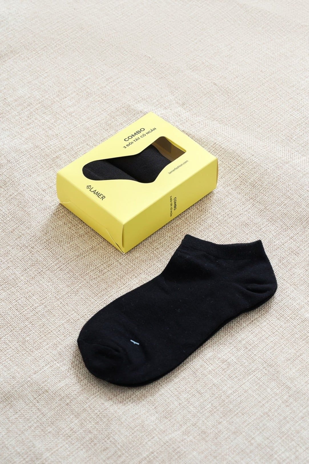 Combo 3 đôi tất cổ ngắn nam nữ unisex - O8AK25Q005