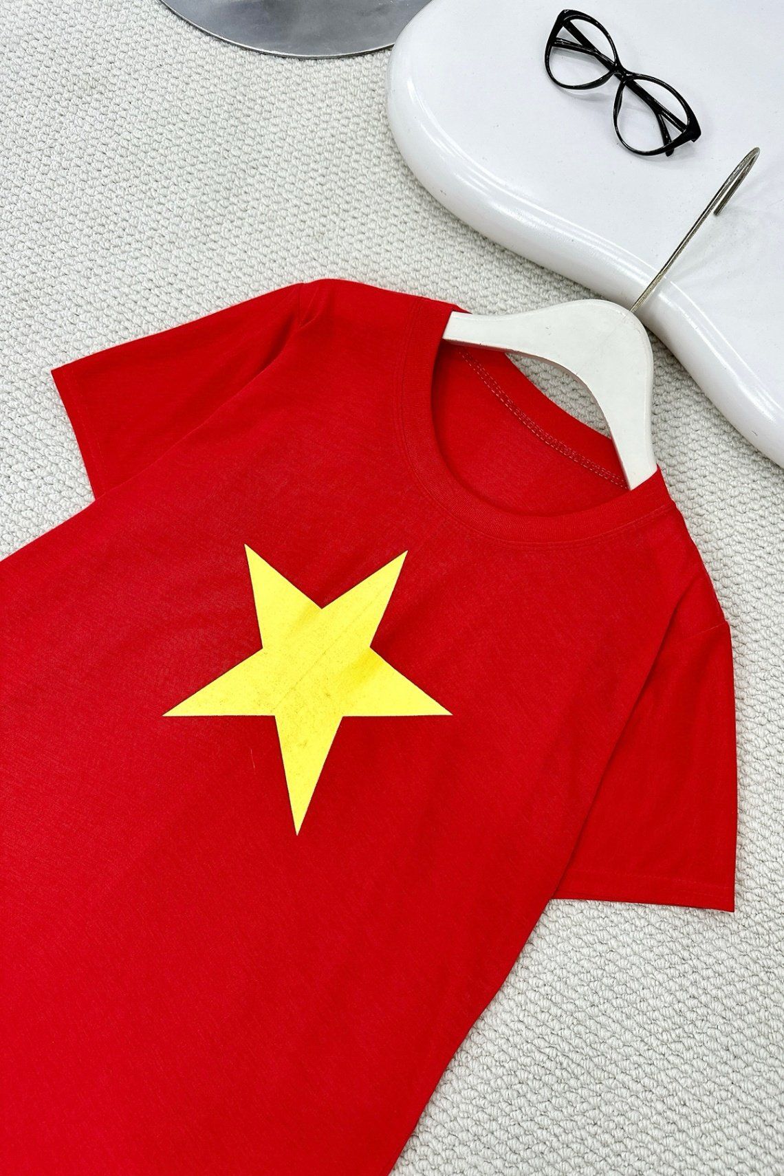 Áo thun cờ đỏ sao vàng unisex - P61S25H043