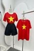 Áo thun cờ đỏ sao vàng unisex - P61S25H043