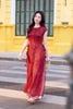 Áo dài cách tân Phúc Hoa - S61A25Q013 (Không kèm quần)