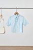 Áo croptop vải thô hoa; tay ngắn - S61B25H001