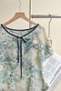 Áo peplum cổ tròn phối phủ rời thắt nơ - S61B26H010