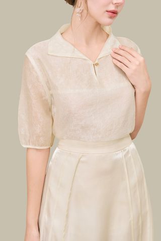 Áo suông cổ dựng - S61B26Q022