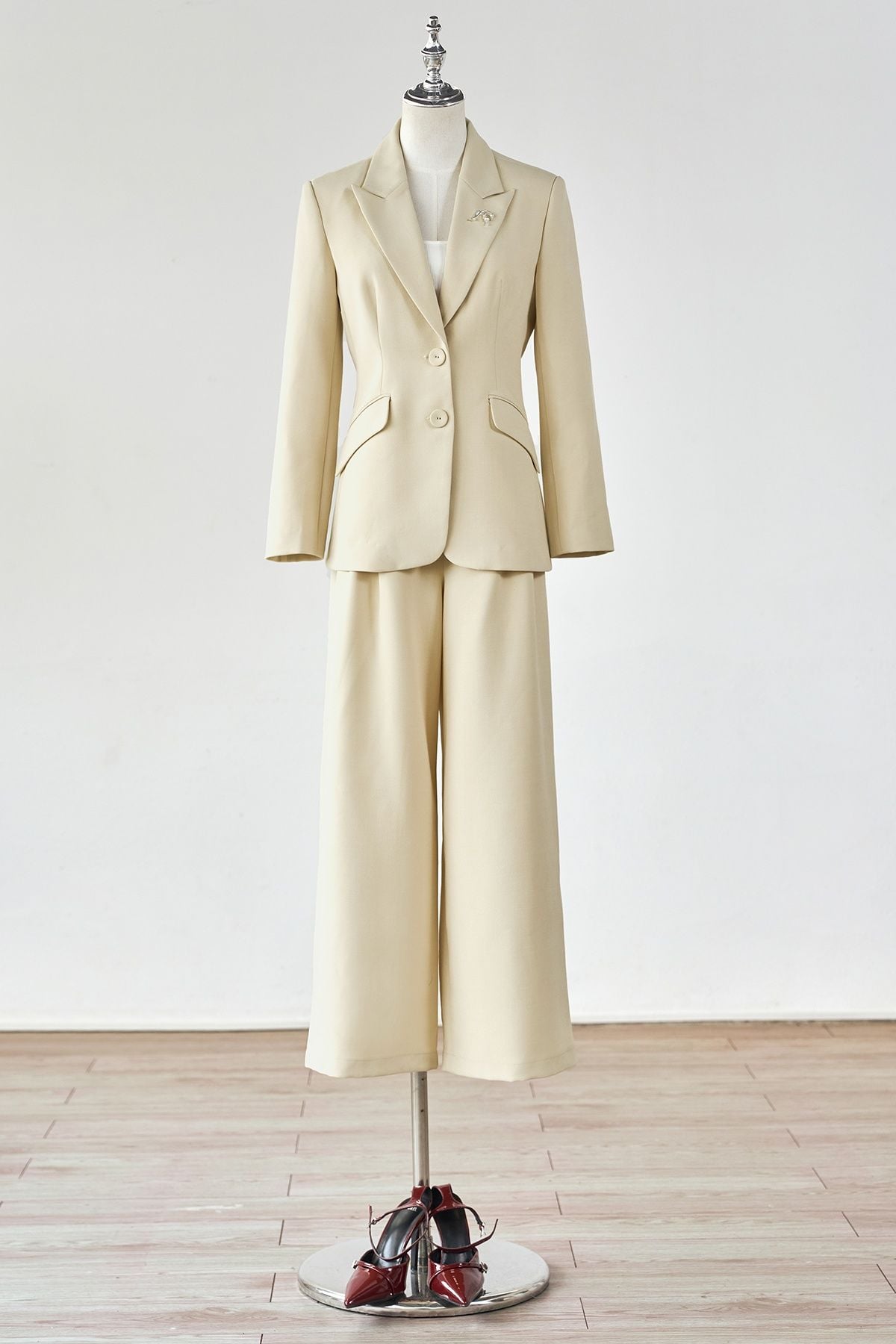 Áo vest 2 lớp cổ 2 ve - S65B25T014