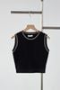 Áo len croptop sát nách phối viền - V61B25T009