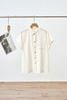 Áo sơ mi vai chờm túi chần chỉ  - V61H25H030