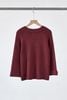 Áo len suông tay raplang đính cúc - V61W25T011