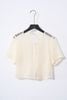 Áo len lưới croptop cổ tròn - V65C25Q001
