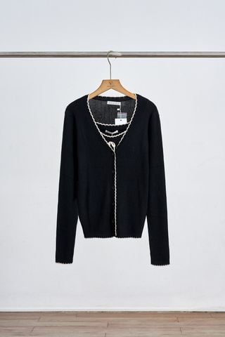 Áo cardigan len phối viền - V65C25T002