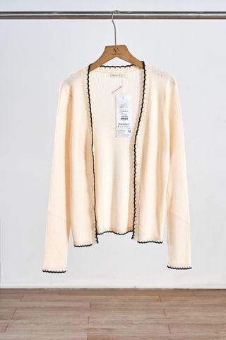 Áo cardigan len phối viền - V65C25T002