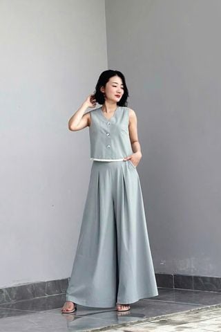 Quần ly súp kéo khóa sườn - V64W25H007