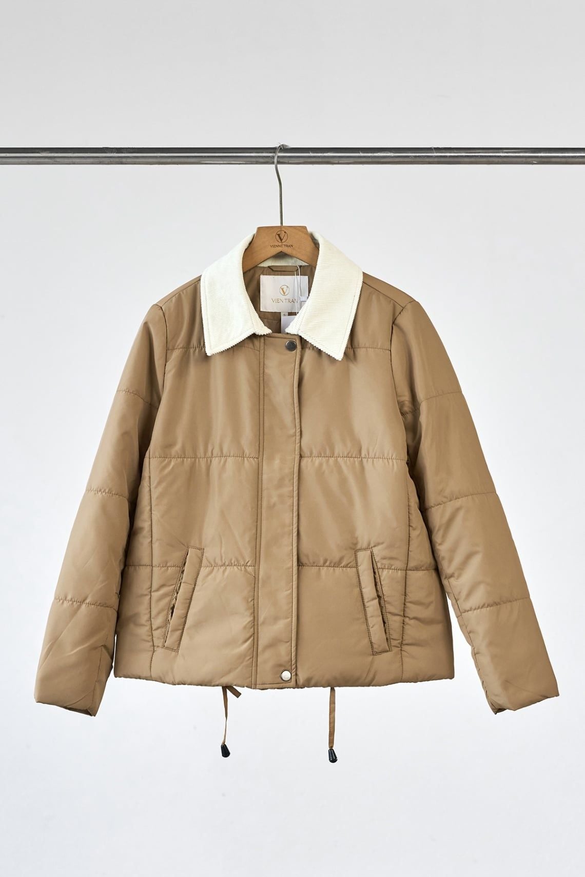 Áo phao túi cơi phối cổ - V65P25T003