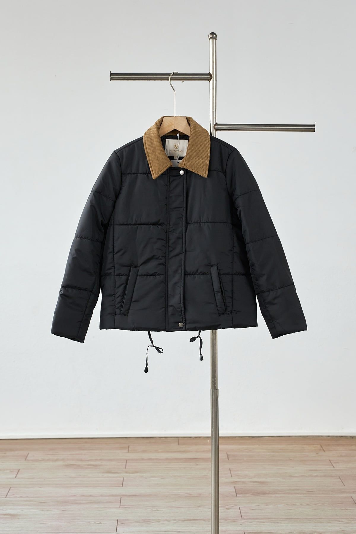 Áo phao túi cơi phối cổ - V65P25T003