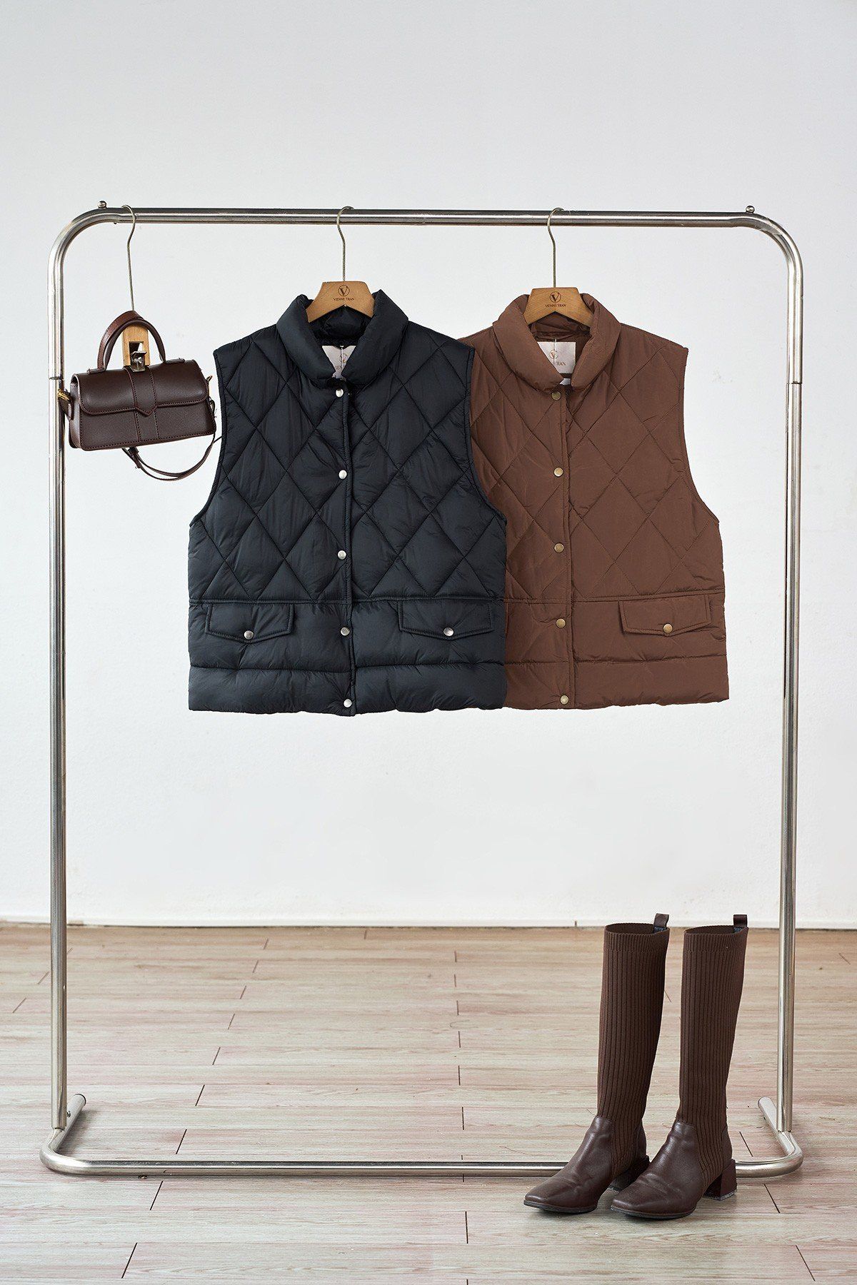 Áp phao gile 2 nắp túi - V65P25T005