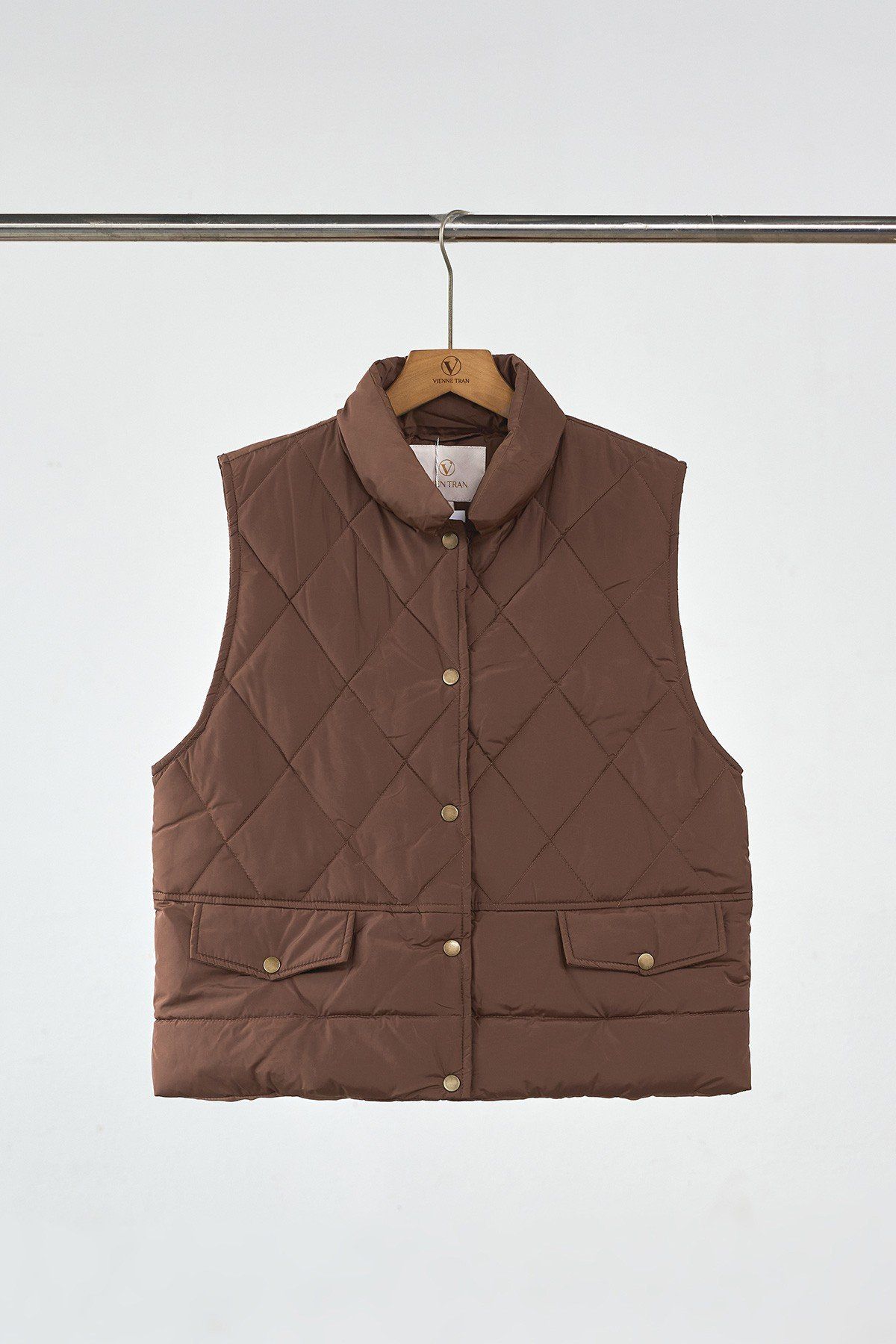 Áp phao gile 2 nắp túi - V65P25T005