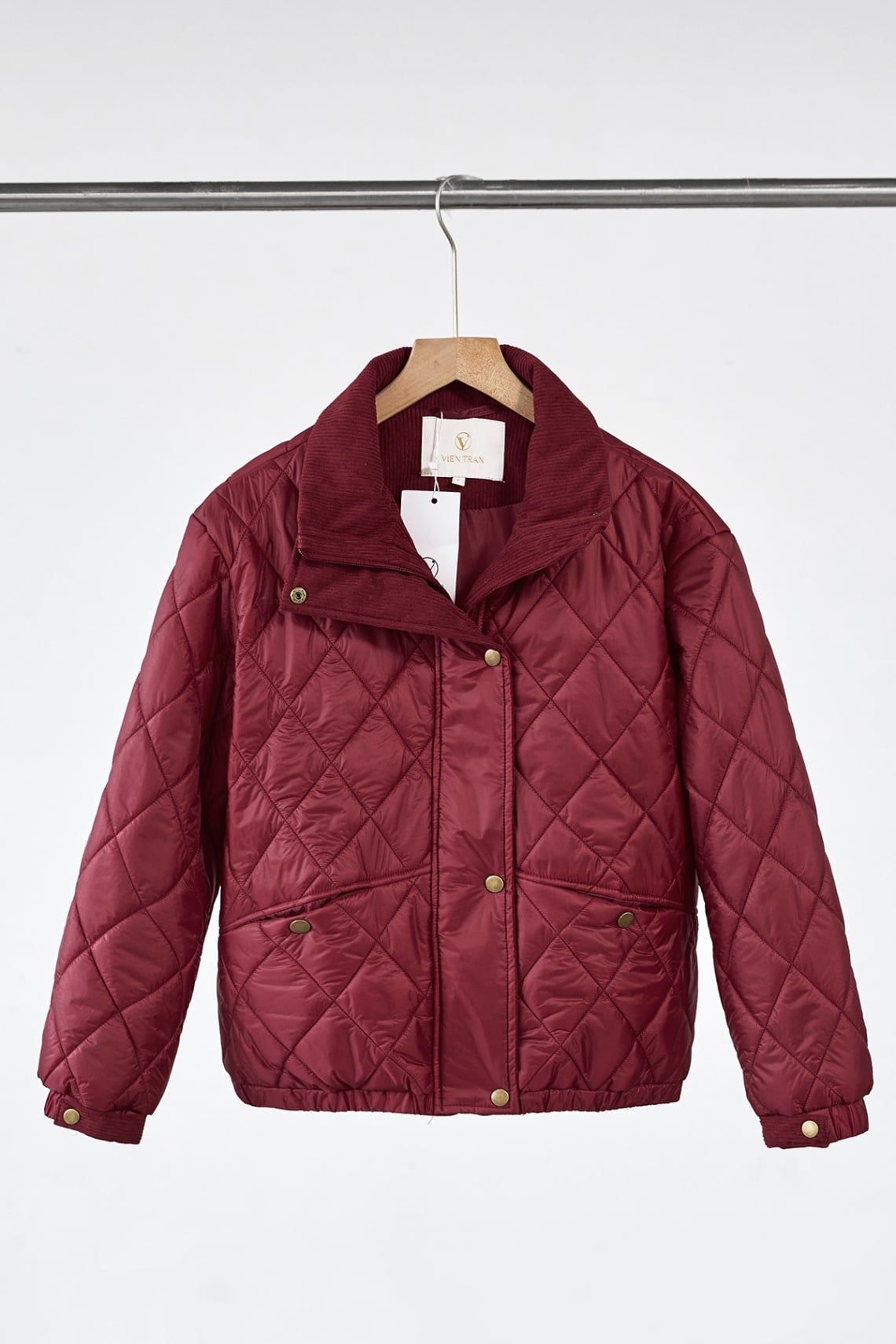 Áo phao chần Trám; chun gấu - V65P25T007