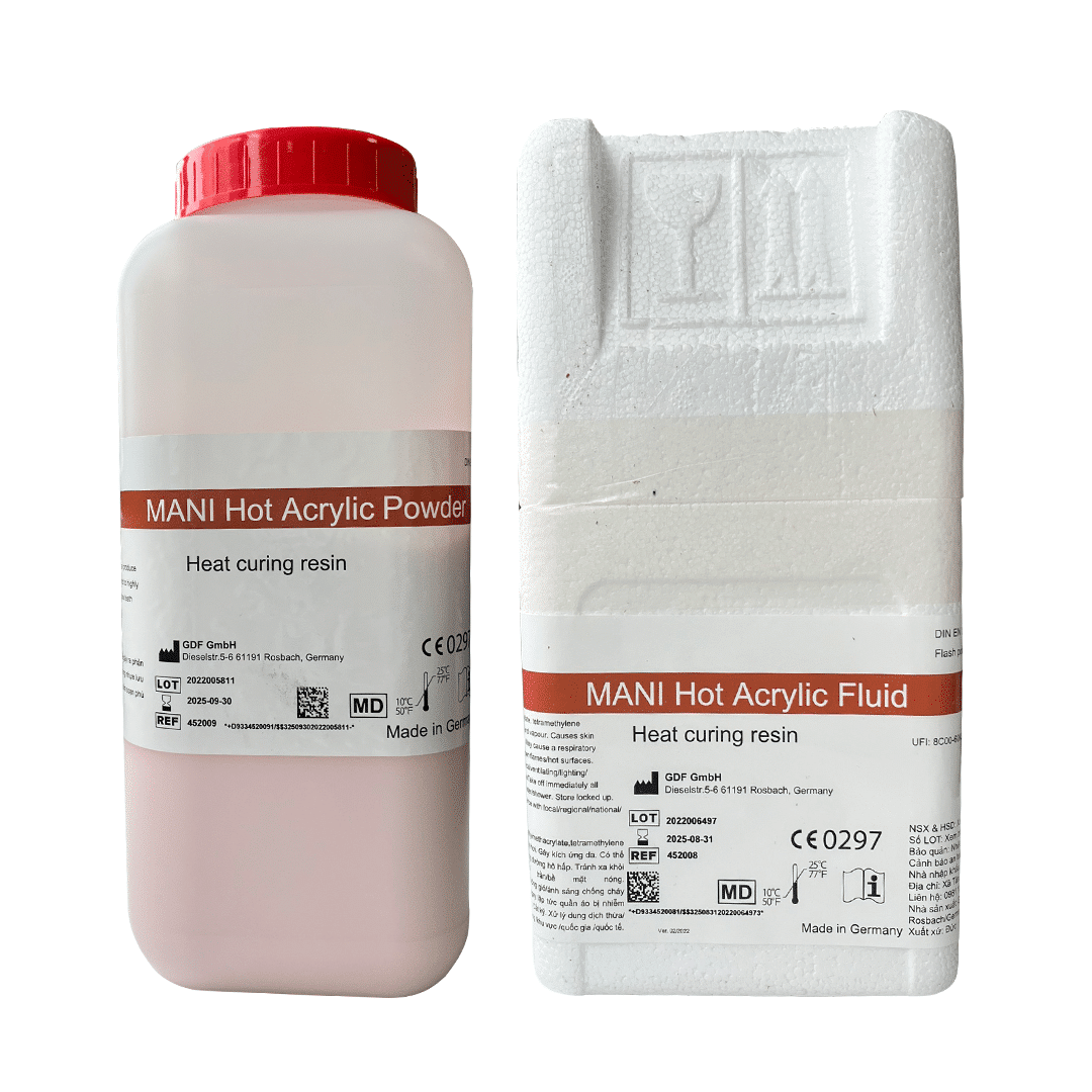  NHỰA CƯỜNG LỰC MANI HOT ACRYLIC - Bột nhựa nấu 