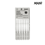  Trâm gai SHORT BARBED BROACHES- Mani Nhật Bản (Hộp 6 cây) 