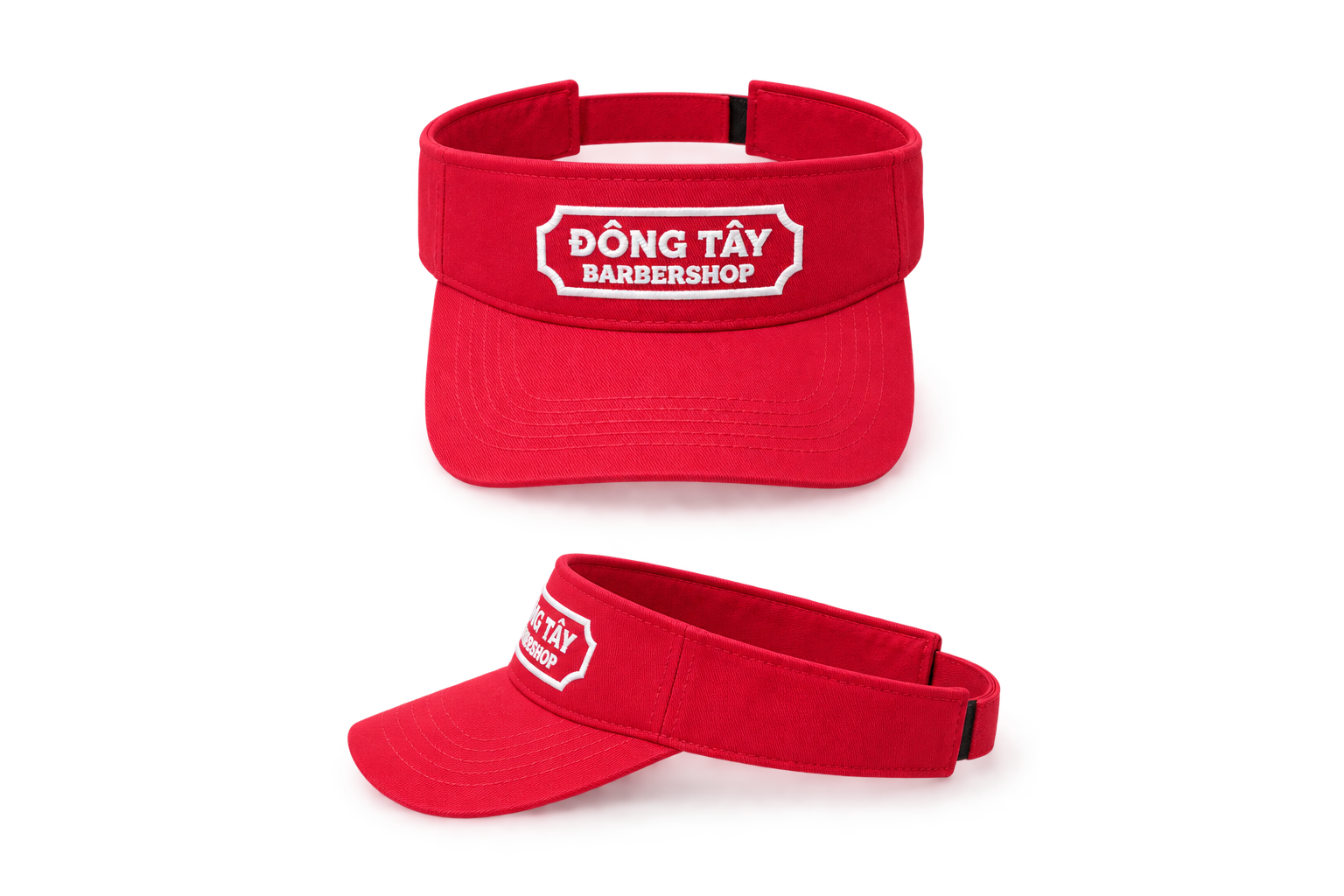  Nón nửa đầu vải kaki cotton thêu logo – ND01 