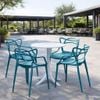 Bộ Bàn 3055 Và 4 Ghế Elegant Cao Cấp | Bàn Ghế Cafe, Nhà Hàng, Sân Vườn