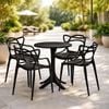 Bộ Bàn 3055 Và 4 Ghế Elegant Cao Cấp | Bàn Ghế Cafe, Nhà Hàng, Sân Vườn