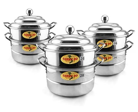 Bộ Xửng Hấp Inox 304 Size 44cm