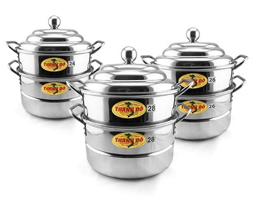 Bộ Xửng Hấp Inox 304 Size 42cm