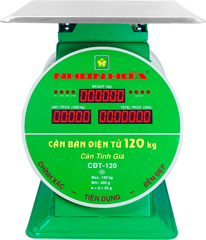 Cân Đĩa Điện Tử 120KG Nhơn Hòa