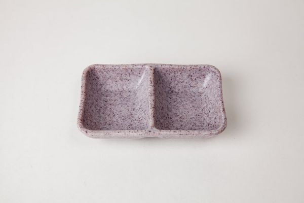 Chén Chấm 2 Ngăn C108 Nhám Màu Môn