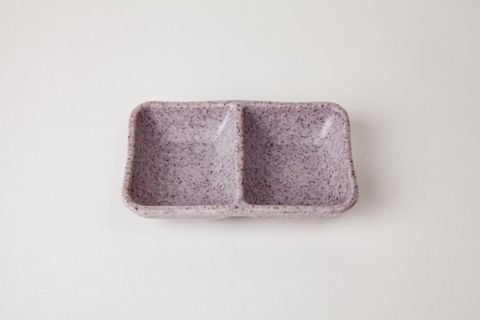 Chén Chấm 2 Ngăn C108 Nhám Màu Môn