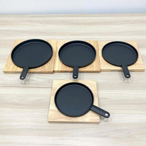 Chảo Gang Tròn 1 Tay Cầm