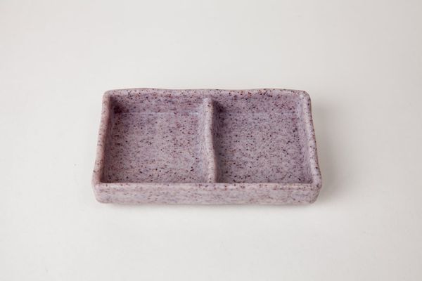 Chén Chấm 2 Ngăn C109 Nhám Màu Môn