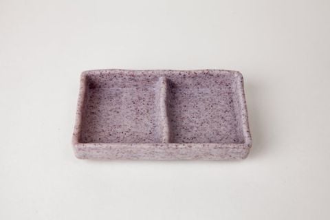 Chén Chấm 2 Ngăn C109 Nhám Màu Môn