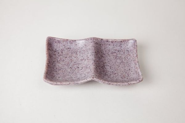 Chén Chấm 2 Ngăn C110 Nhám Màu Môn