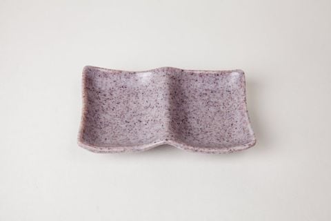 Chén Chấm 2 Ngăn C110 Nhám Màu Môn