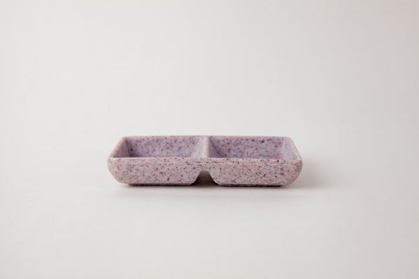 Chén Chấm 2 Ngăn C115 Nhám Màu Môn